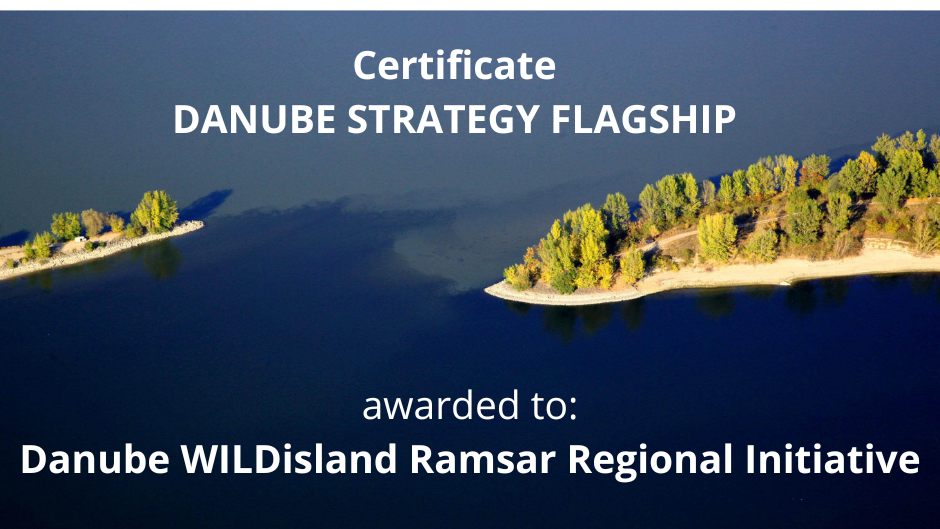 Danube WILDisland RRI awarded by EUSDR's Flagship Certificate